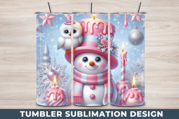 3D Christmas Snowman 20oz Tumbler Wraps: A Seller’s Review