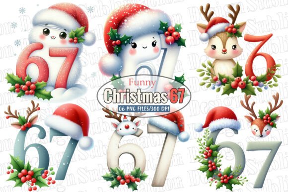 Christmas 67 Six Seven Clipart Bundle: A Practical Review for Digital Sellers