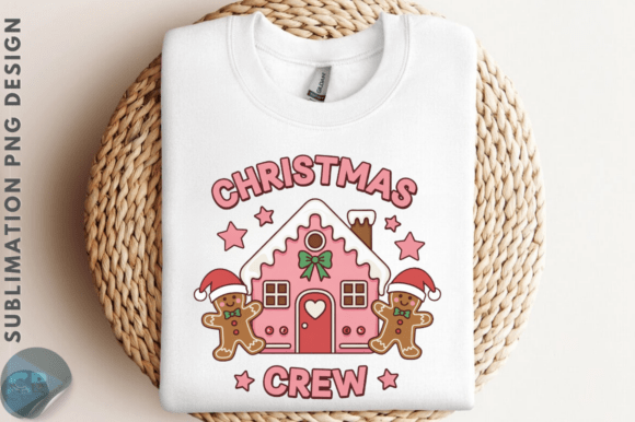 Coquette Gingerbread Christmas Crew PNG