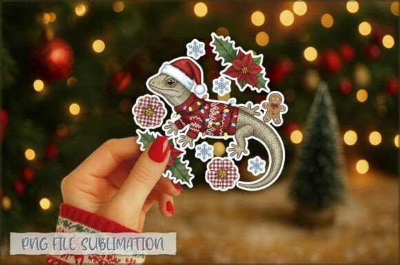 Funny Preppy Christmas Sticker PNG: A Designer’s Take on Illustrations