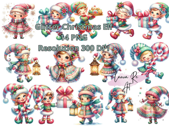 Glitter Christmas Elf Review: A Practical Look at This Illustrations Asset for Sellers