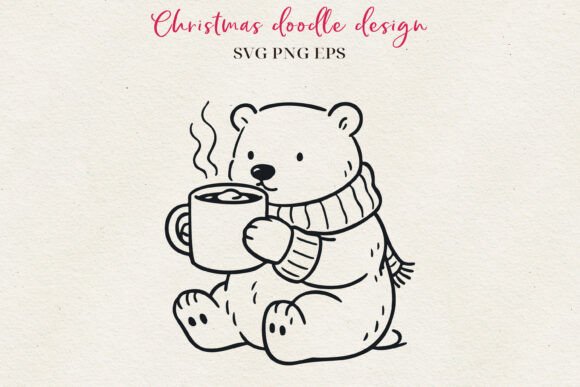 Hand-Drawn Christmas Character SVG PNG