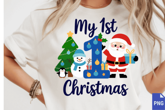 My First 1st Christmas Blue Baby Boy Png: A Review for Illustrations and Sellers