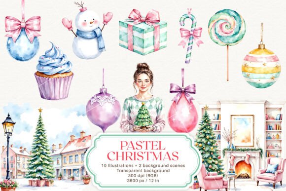 Pastel Christmas New Year, Pink Winter Embroidery Review