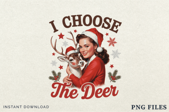 Retro Funny Girl Christmas T-shirt PNG: A Publisher’s Review of Illustrations